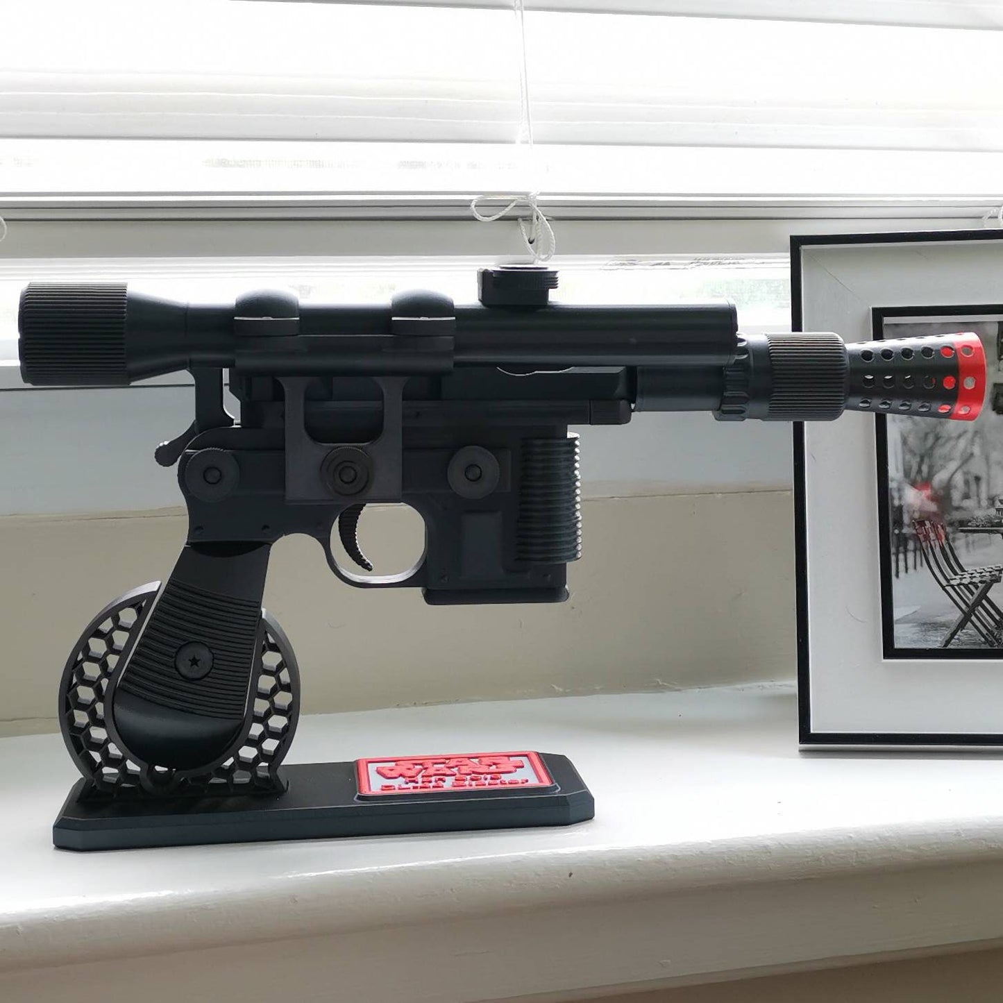 Han Solo Blaster DL-44 Cosplay, Larp Props Replica, Han Solo Blaster, Post Apocalyptic Larp, Cyberpunk Cosplay Prop Weapon