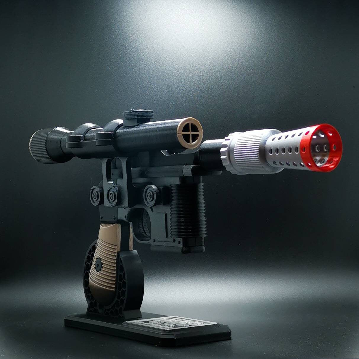 Han Solo Blaster DL-44 Cosplay, Larp Props Replica, Han Solo Blaster, Post Apocalyptic Larp, Cyberpunk Cosplay Prop Weapon