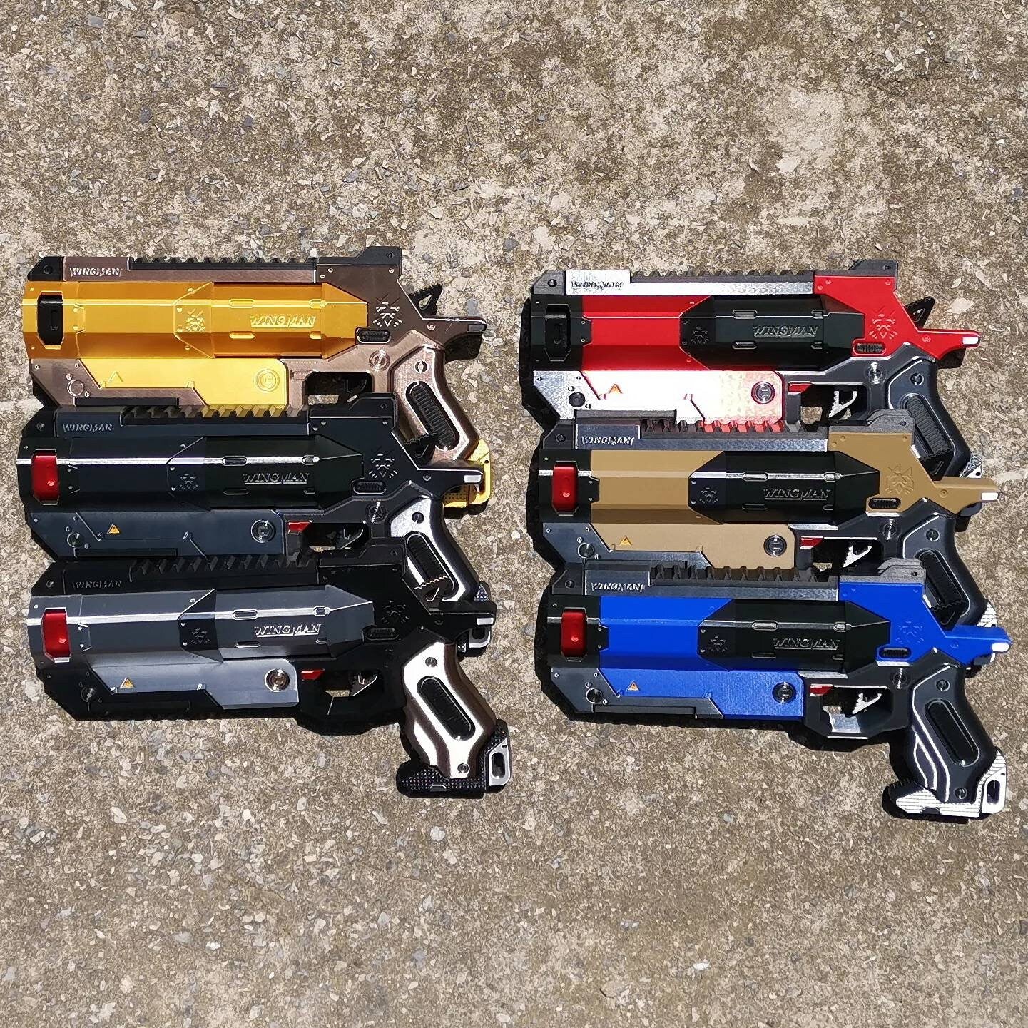 Apex Legends Wingman Cosplay Replica With Stand, Wingman Replica, Post Apocalyptic Larp Weapon, Cyberpunk Cosplay Prop Weapon