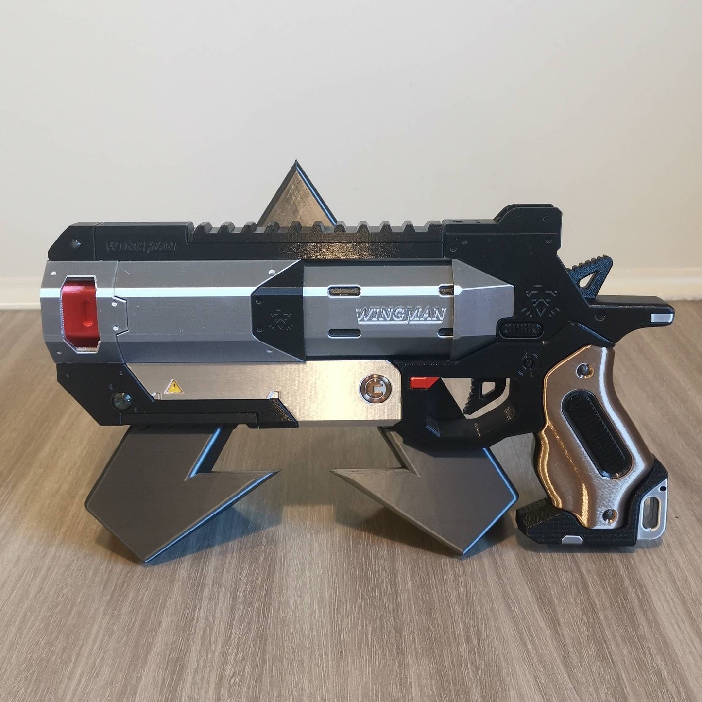 Apex Legends Wingman Cosplay Replica With Stand, Wingman Replica, Post Apocalyptic Larp Weapon, Cyberpunk Cosplay Prop Weapon