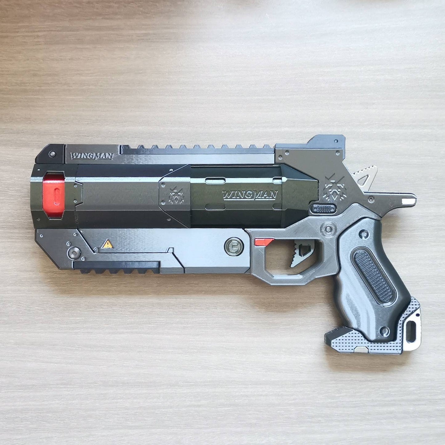 Apex Legends Wingman Cosplay Replica With Stand, Wingman Replica, Post Apocalyptic Larp Weapon, Cyberpunk Cosplay Prop Weapon