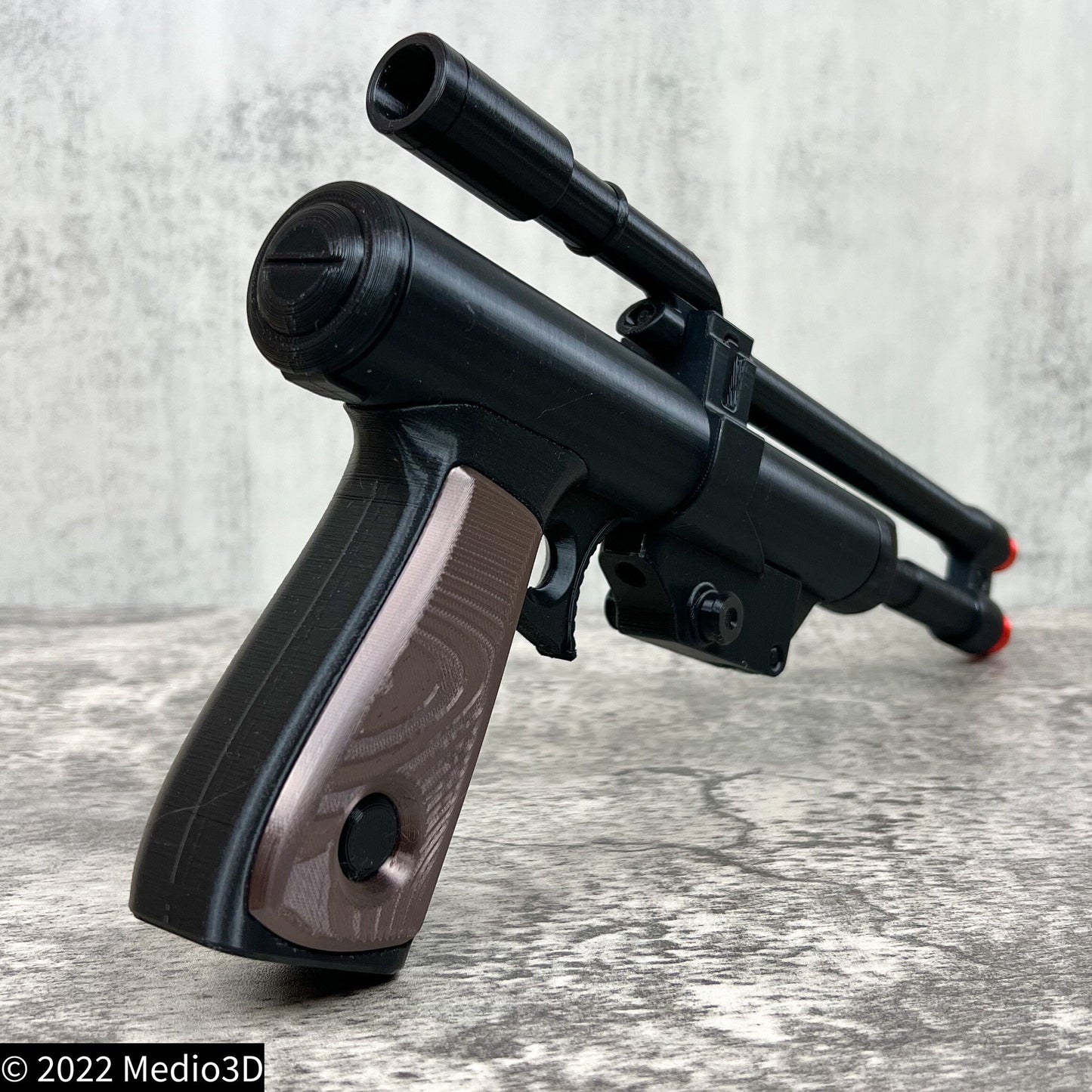 The Hunter Blaster Pistol Prop Replica, Larp Props Replica, Boba Fett, Post Apocalyptic Larp Weapon, Cyberpunk Cosplay Prop Weapon