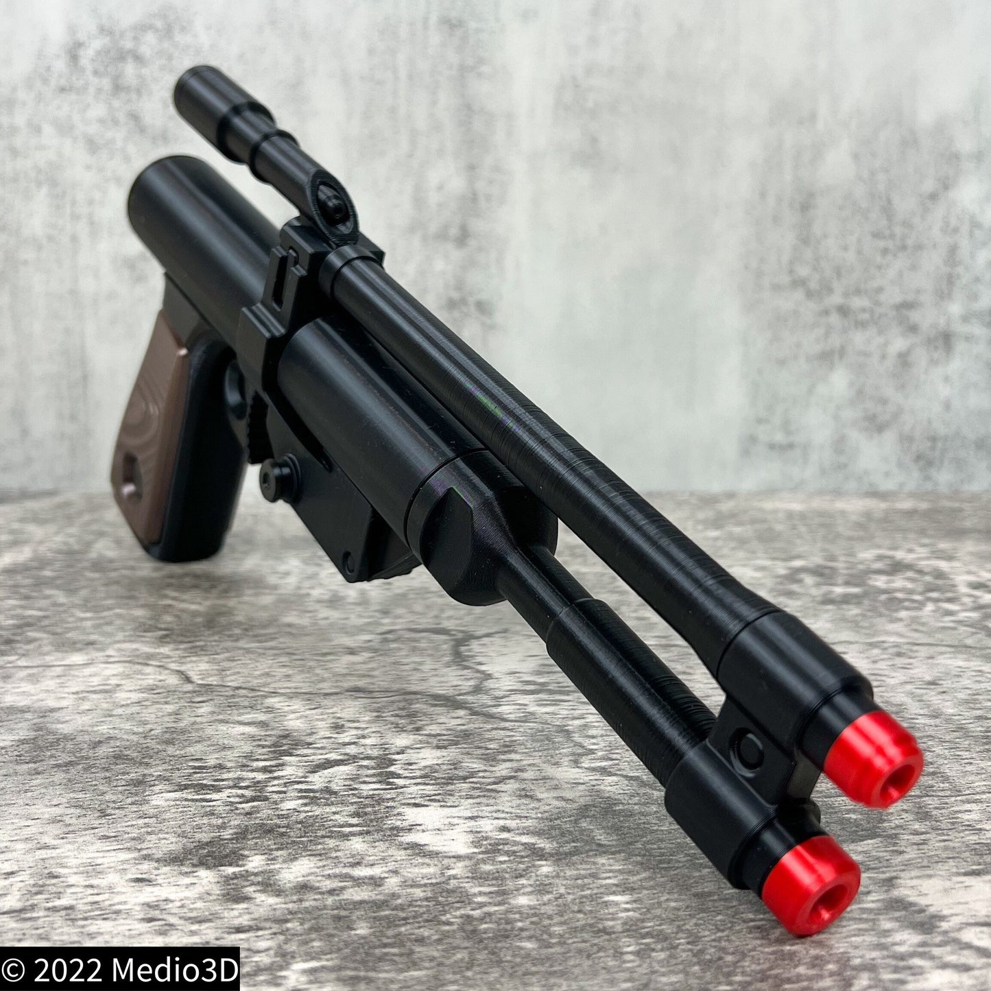 The Hunter Blaster Pistol Prop Replica, Larp Props Replica, Boba Fett, Post Apocalyptic Larp Weapon, Cyberpunk Cosplay Prop Weapon