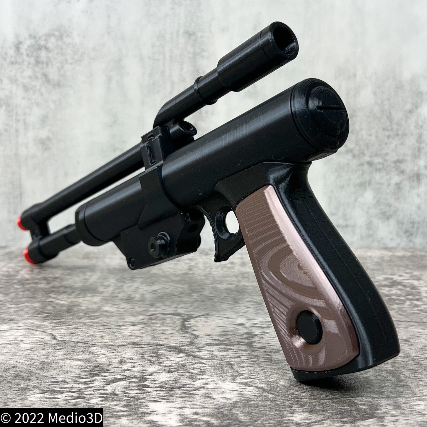 The Hunter Blaster Pistol Prop Replica, Larp Props Replica, Boba Fett, Post Apocalyptic Larp Weapon, Cyberpunk Cosplay Prop Weapon