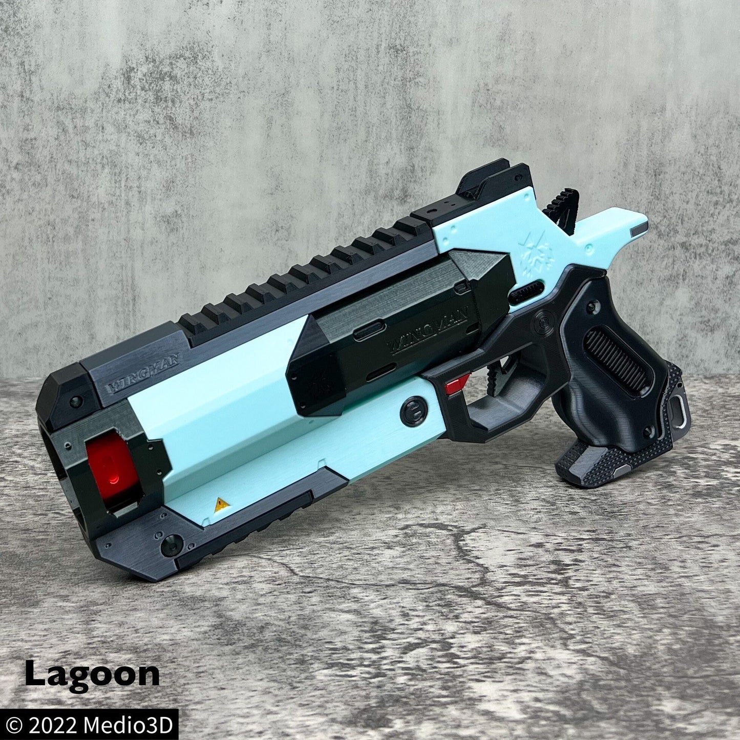 Apex Legends Wingman Cosplay Replica With Stand, Wingman Replica, Post Apocalyptic Larp Weapon, Cyberpunk Cosplay Prop Weapon