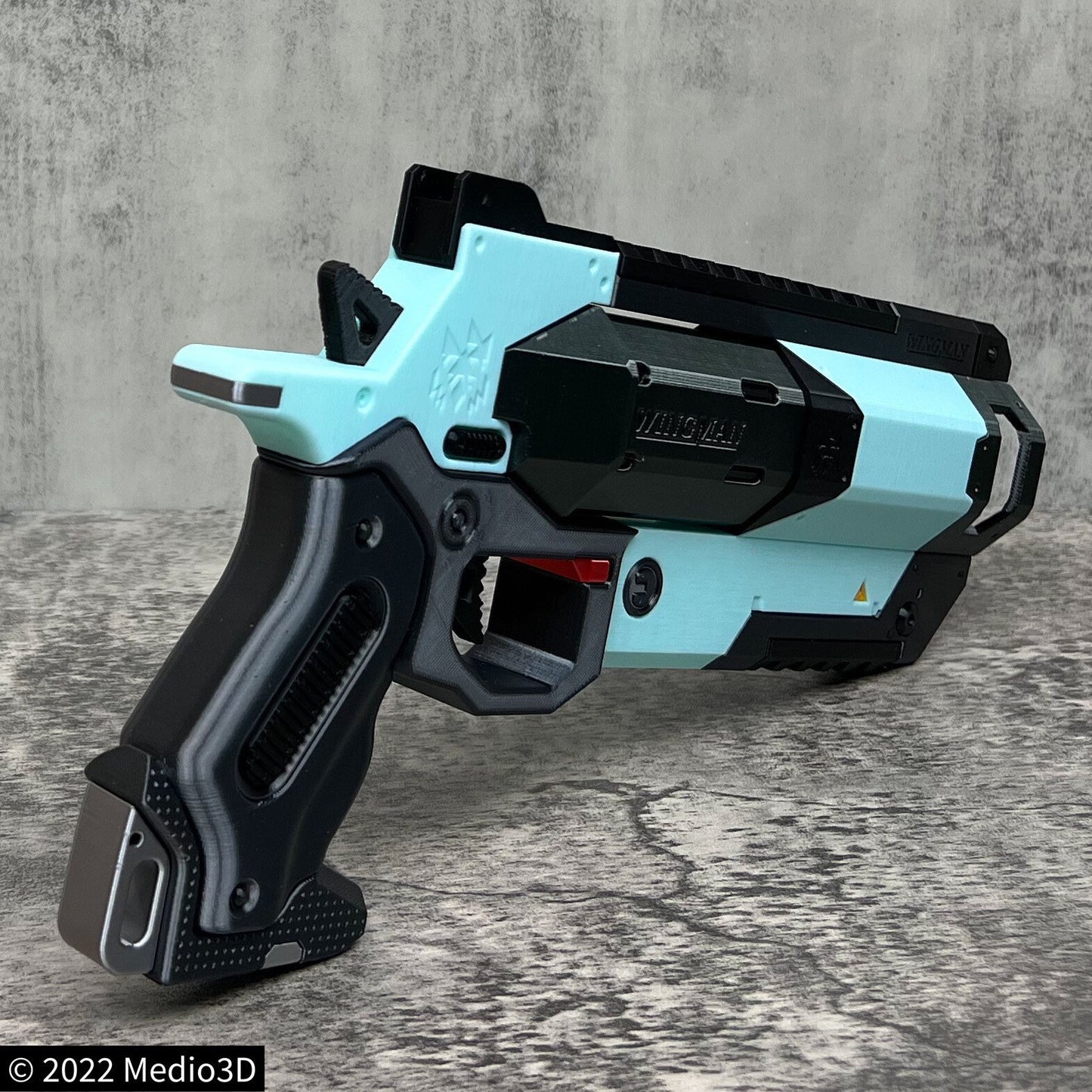 Apex Legends Wingman Cosplay Replica With Stand, Wingman Replica, Post Apocalyptic Larp Weapon, Cyberpunk Cosplay Prop Weapon