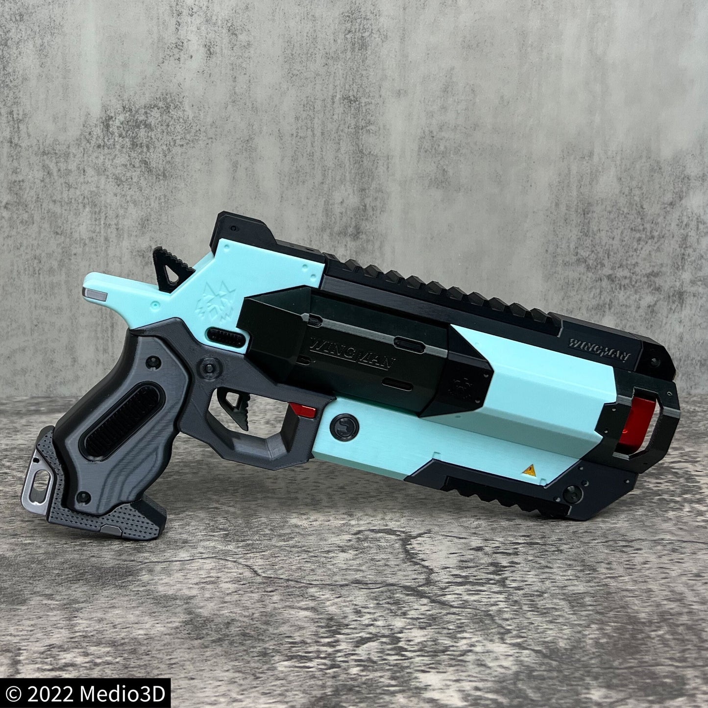 Apex Legends Wingman Cosplay Replica With Stand, Wingman Replica, Post Apocalyptic Larp Weapon, Cyberpunk Cosplay Prop Weapon