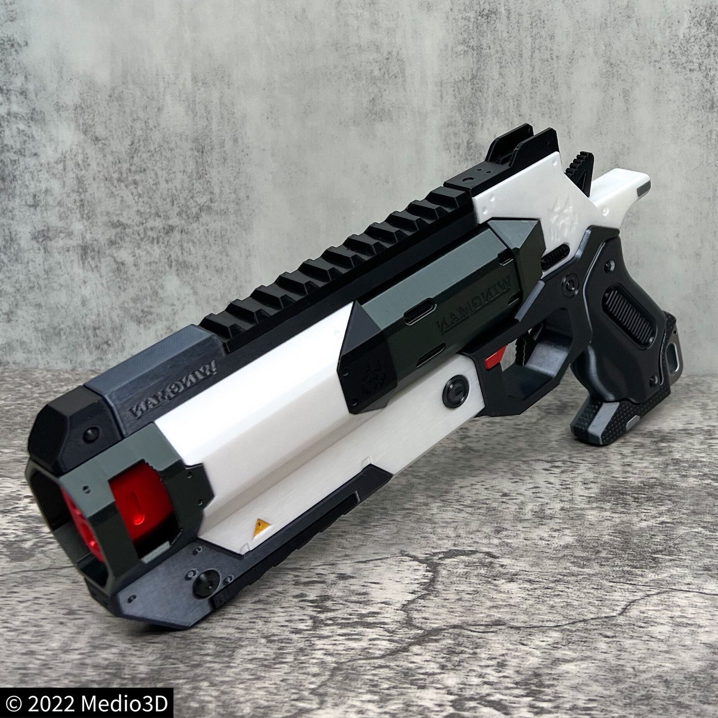 Arctic Apex Legends Wingman Cosplay Replica With Stand, Larp Props Replica, Wingman Replica, Post Apocalyptic, Cyberpunk Cosplay Prop Weapon