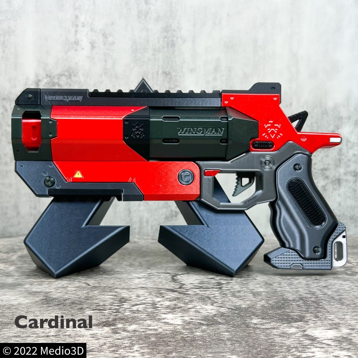 Apex Legends Wingman Cosplay Replica With Stand, Wingman Replica, Post Apocalyptic Larp Weapon, Cyberpunk Cosplay Prop Weapon