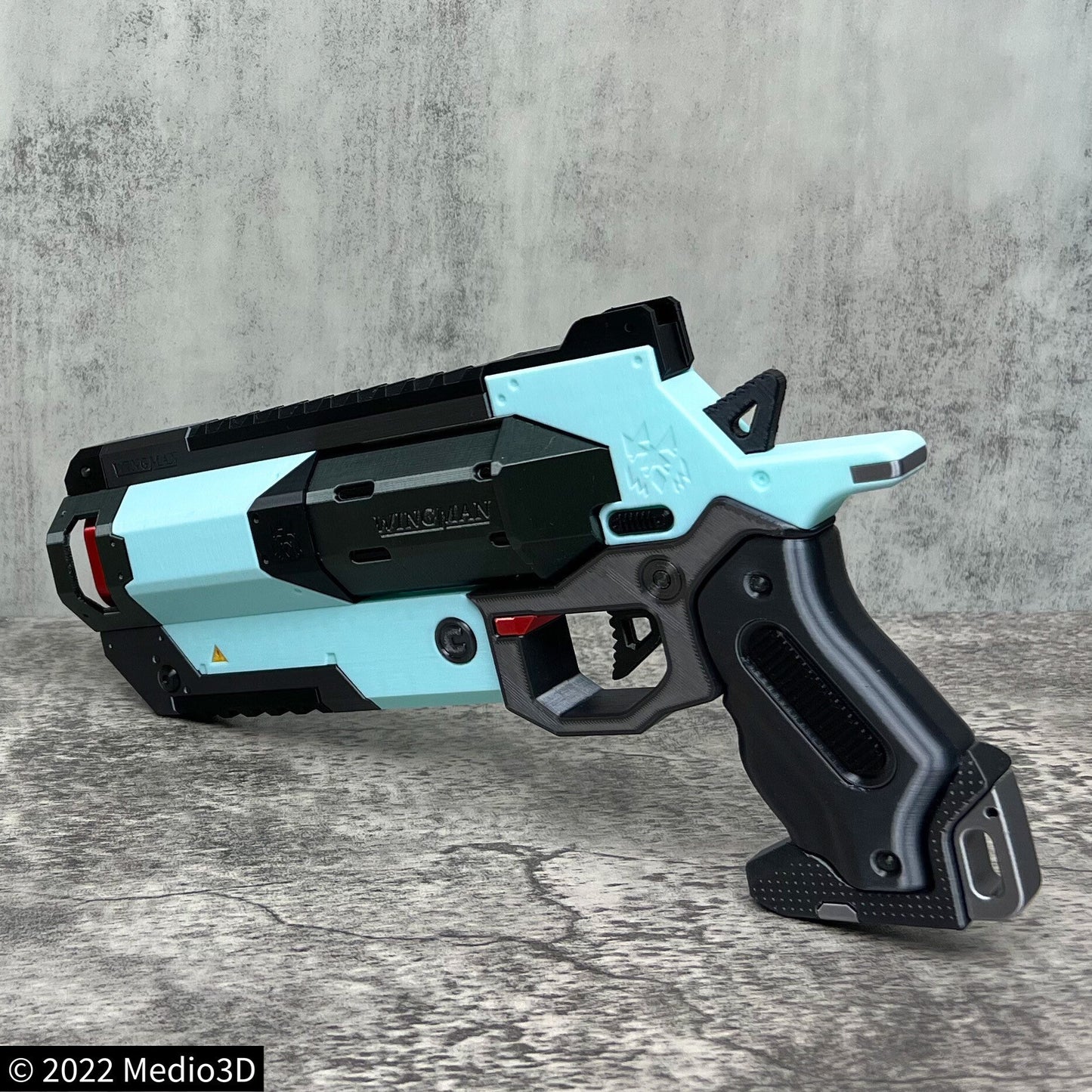 Apex Legends Wingman Cosplay Replica With Stand, Wingman Replica, Post Apocalyptic Larp Weapon, Cyberpunk Cosplay Prop Weapon