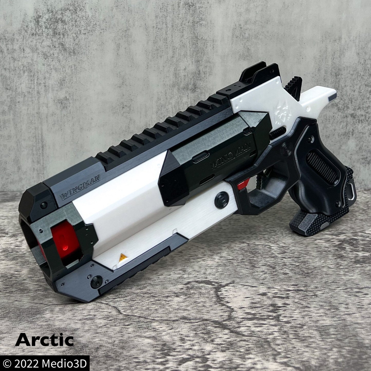 Arctic Apex Legends Wingman Cosplay Replica With Stand, Larp Props Replica, Wingman Replica, Post Apocalyptic, Cyberpunk Cosplay Prop Weapon