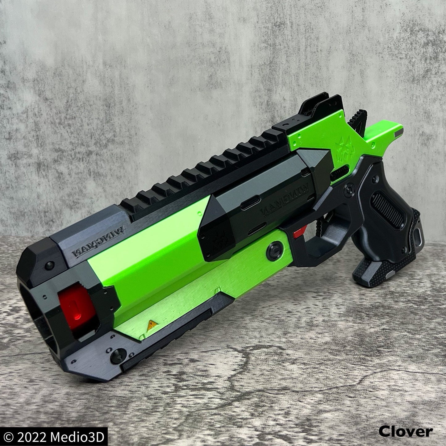 Clover Apex Legends Wingman Cosplay Replica With Stand, Larp Props Replica, Wingman Replica, Post Apocalyptic, Cyberpunk Cosplay Prop Weapon