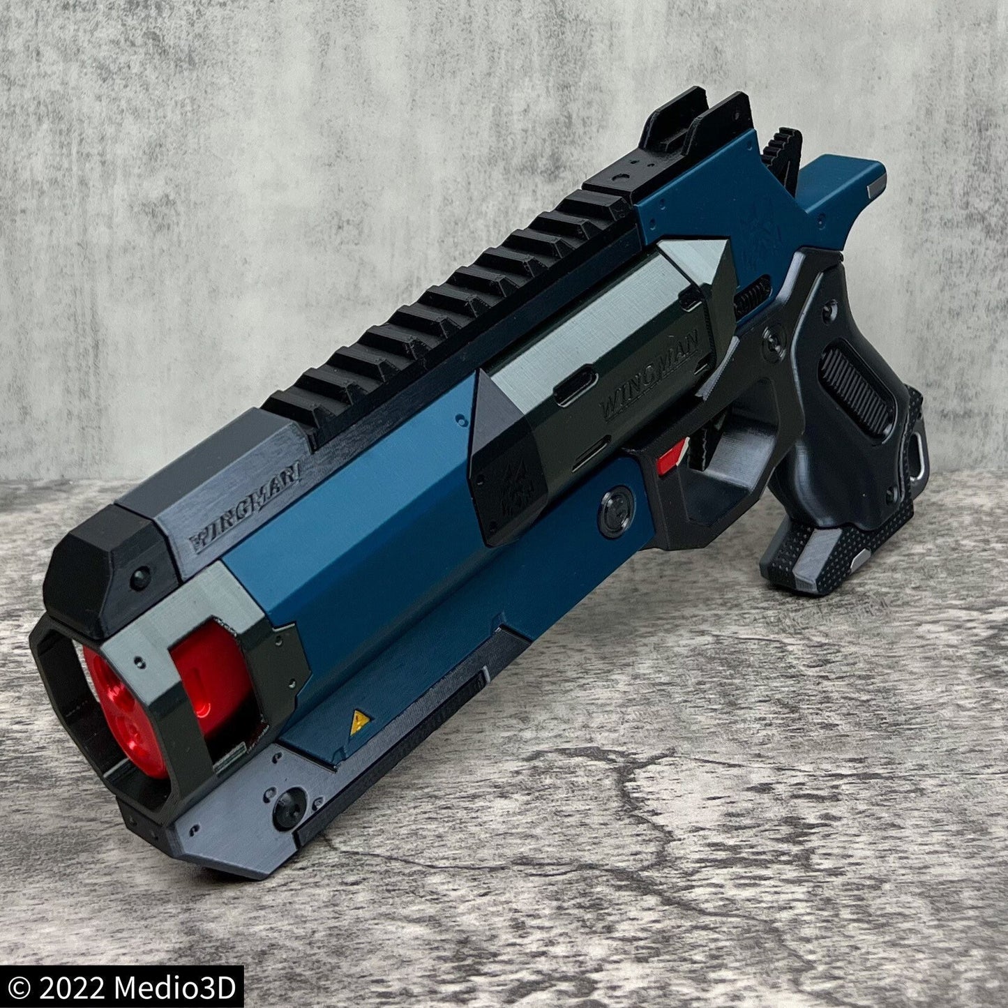 Oceanic Apex Legends Wingman Cosplay Replica With Stand, Wingman Replica, Post Apocalyptic, Cyberpunk Cosplay Prop Weapon