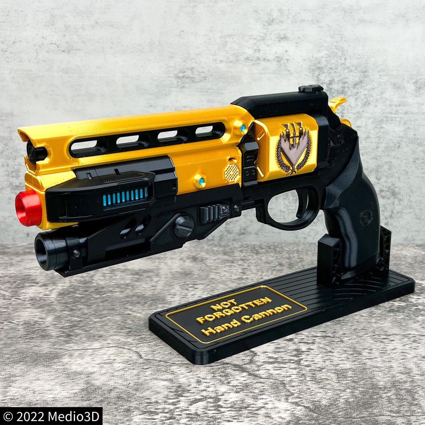 D2 Not Forgotten Hand Cannon Prop, Props Cosplay, Larp Props, Post Apocalyptic Larp Weapon, Cyberpunk Prop