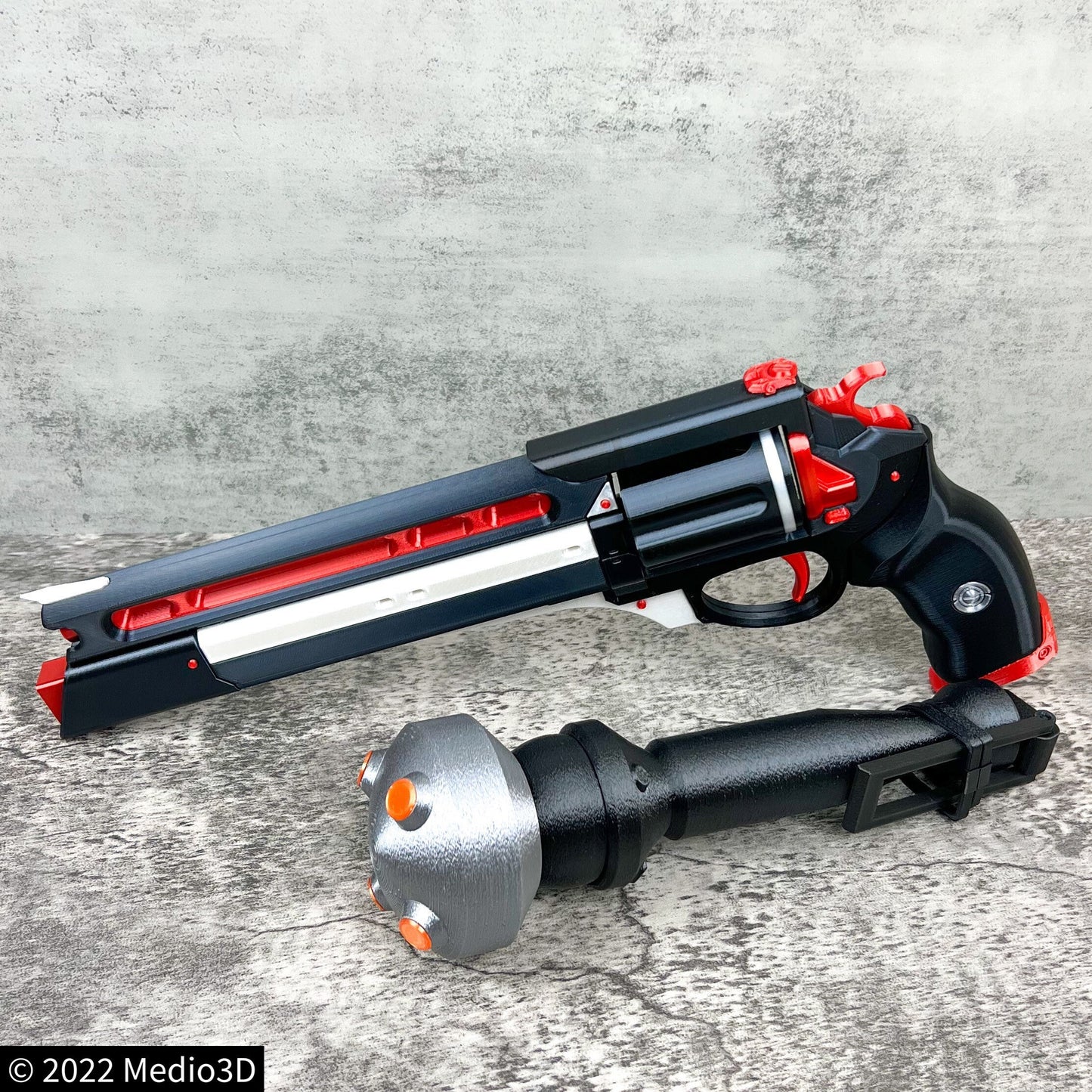 Rose Hand Cannon Props Cosplay, Larp Props, Post Apocalyptic Larp Weapon, Cyberpunk Prop