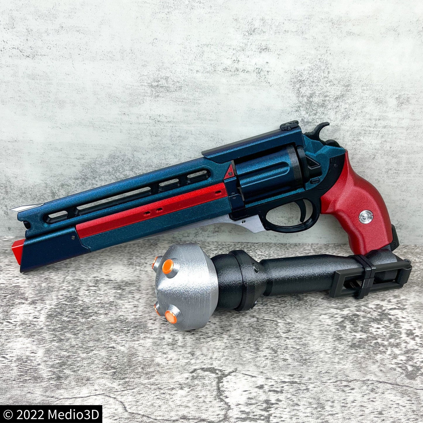 Rose Hand Cannon Props Cosplay, Larp Props, Post Apocalyptic Larp Weapon, Cyberpunk Prop