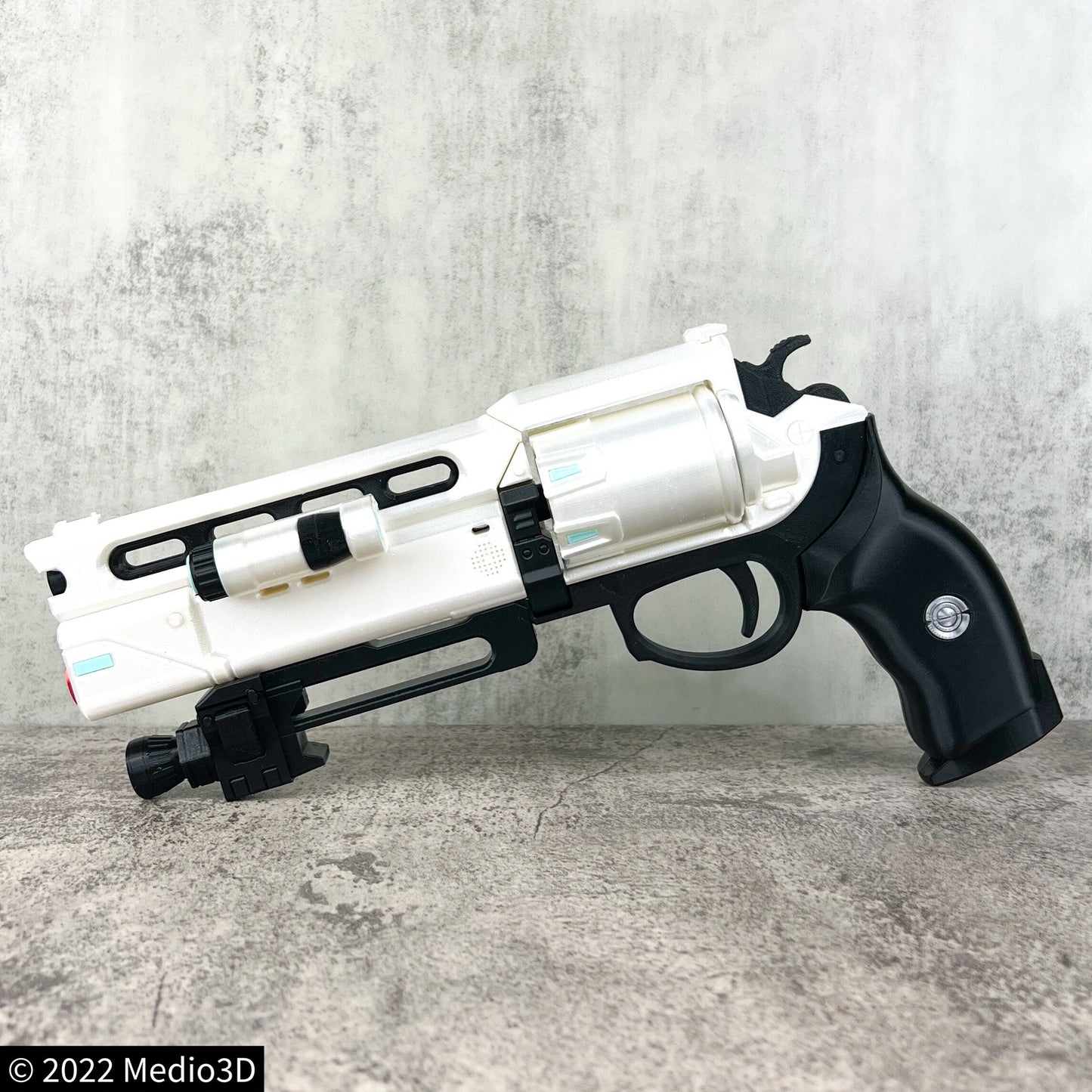 D2 Fatebringer ChatterWhite Hand Cannon, Props Cosplay, Larp Props, Post Apocalyptic Larp Weapon, Cyberpunk Prop