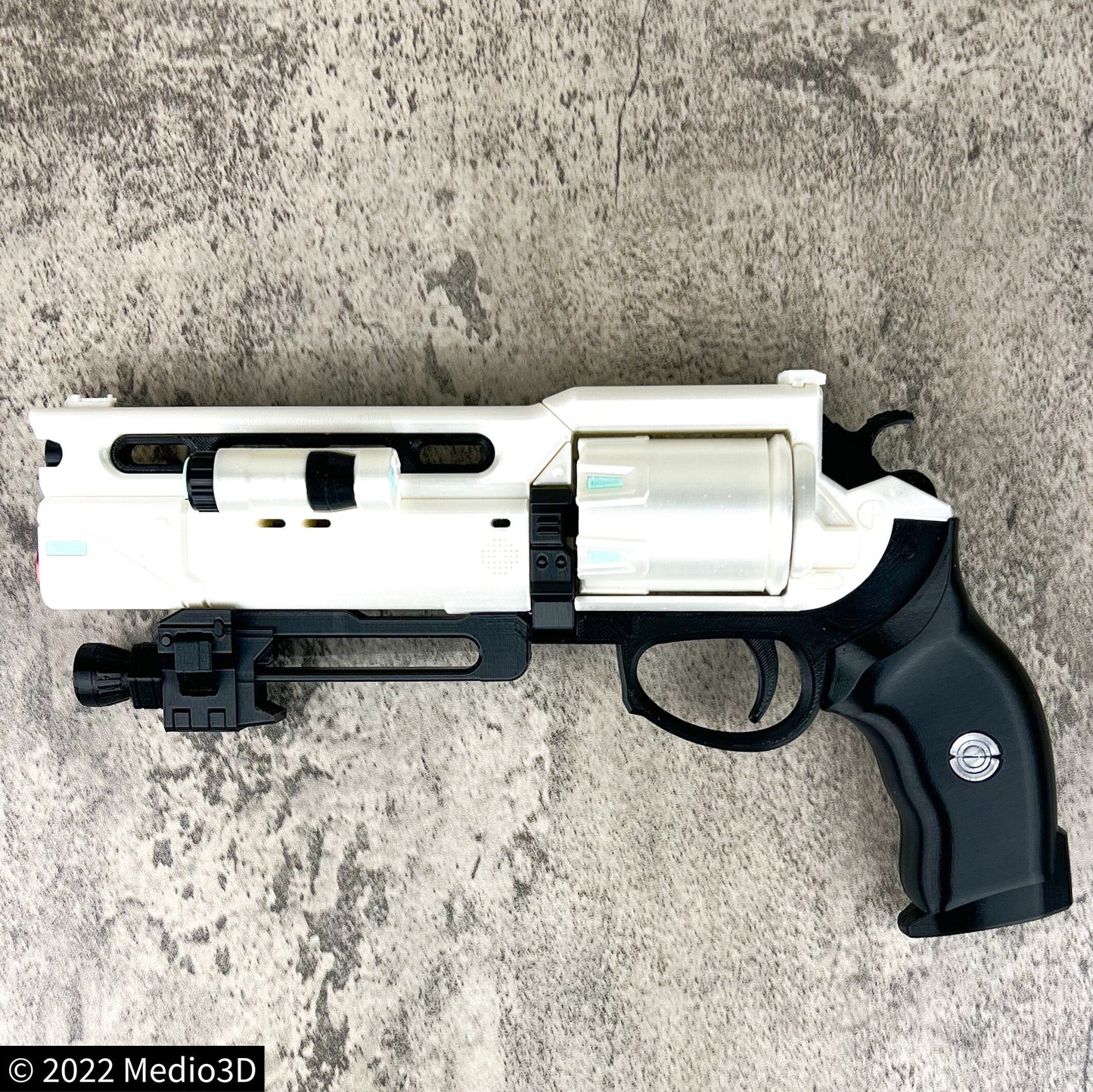 D2 Fatebringer ChatterWhite Hand Cannon, Props Cosplay, Larp Props, Post Apocalyptic Larp Weapon, Cyberpunk Prop