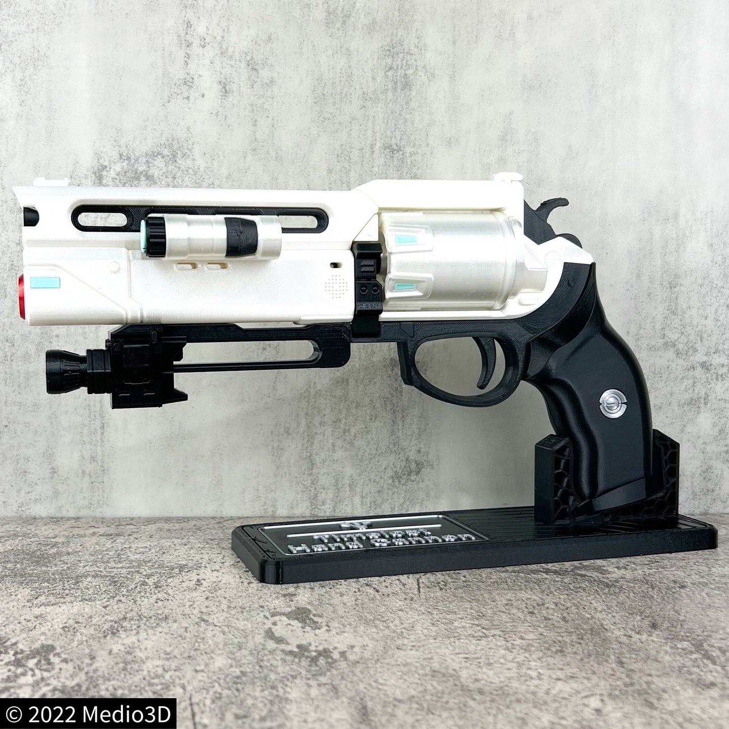 D2 Fatebringer ChatterWhite Hand Cannon, Props Cosplay, Larp Props, Post Apocalyptic Larp Weapon, Cyberpunk Prop