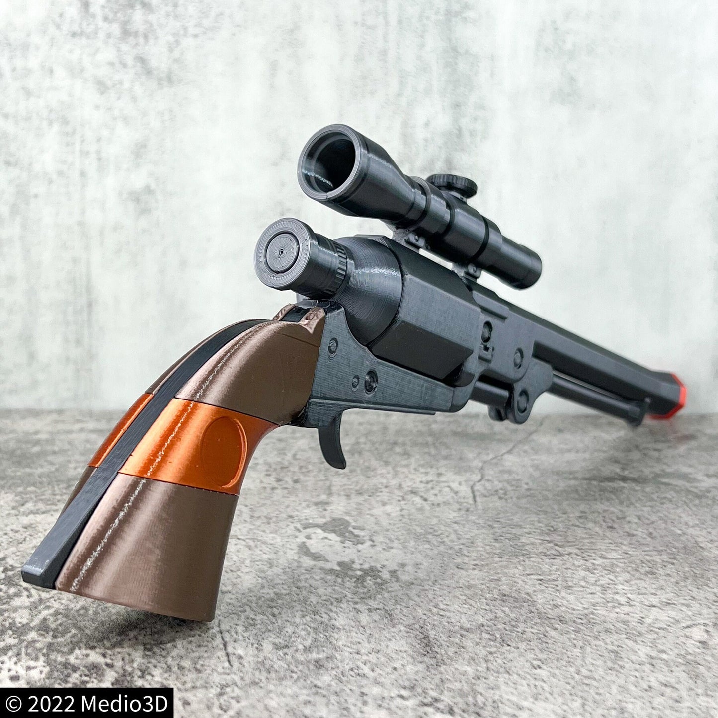 Cad Bane Blaster LL-30 Cosplay Prop, Larp Props Replica, Post Apocalyptic Larp Weapon, Cyberpunk Cosplay Prop Weapon