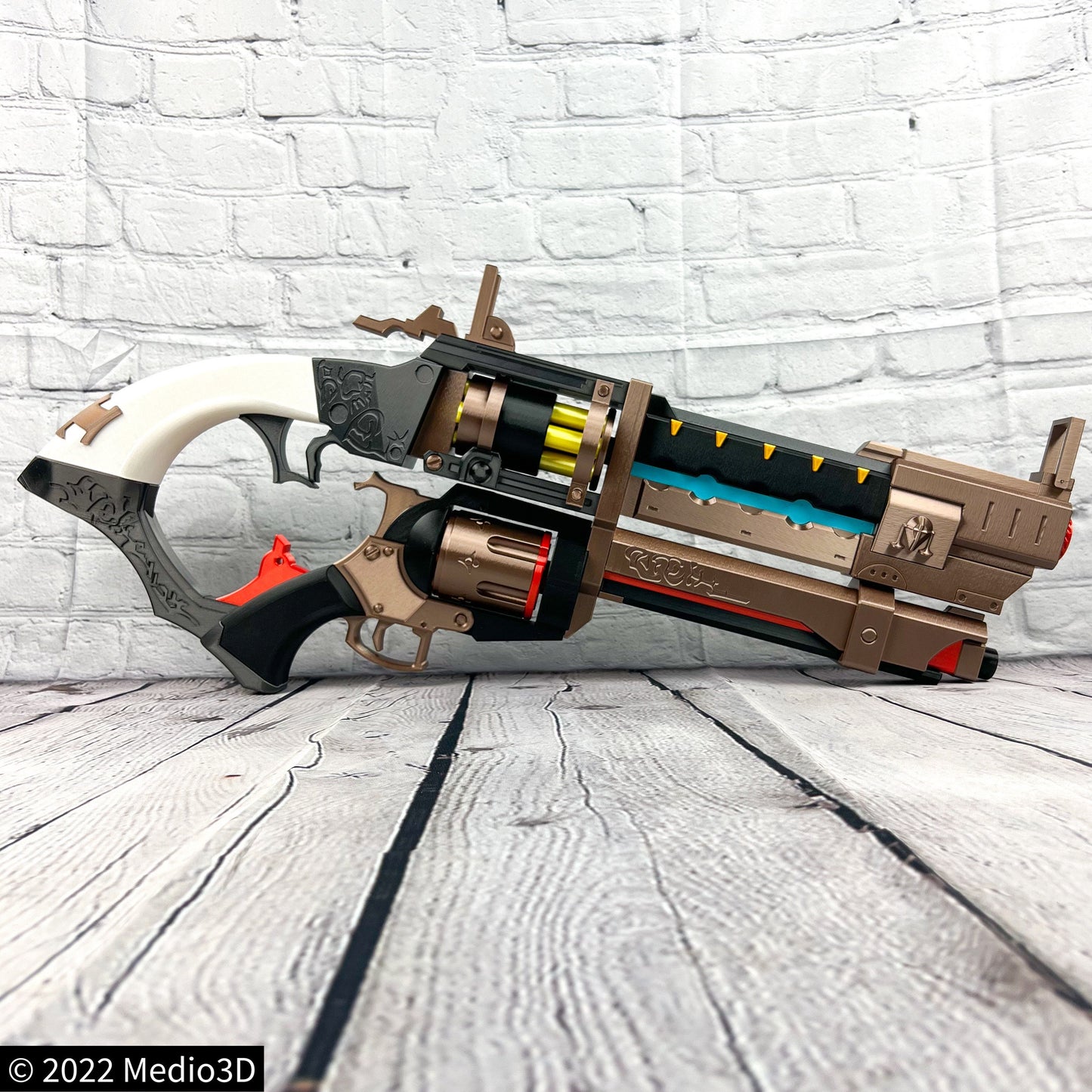 Final Fantasy Laws Order Revolver Cosplay, Larp Props Replica, Post Apocalyptic Larp, Cyberpunk Cosplay Prop