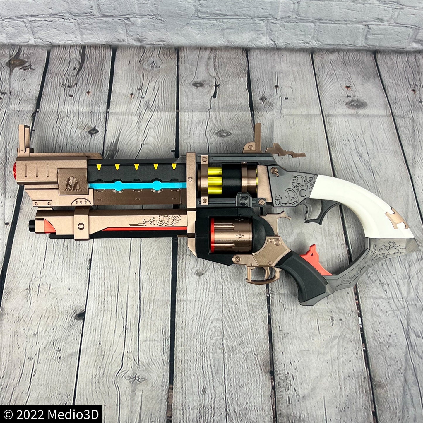 Final Fantasy Laws Order Revolver Cosplay, Larp Props Replica, Post Apocalyptic Larp, Cyberpunk Cosplay Prop