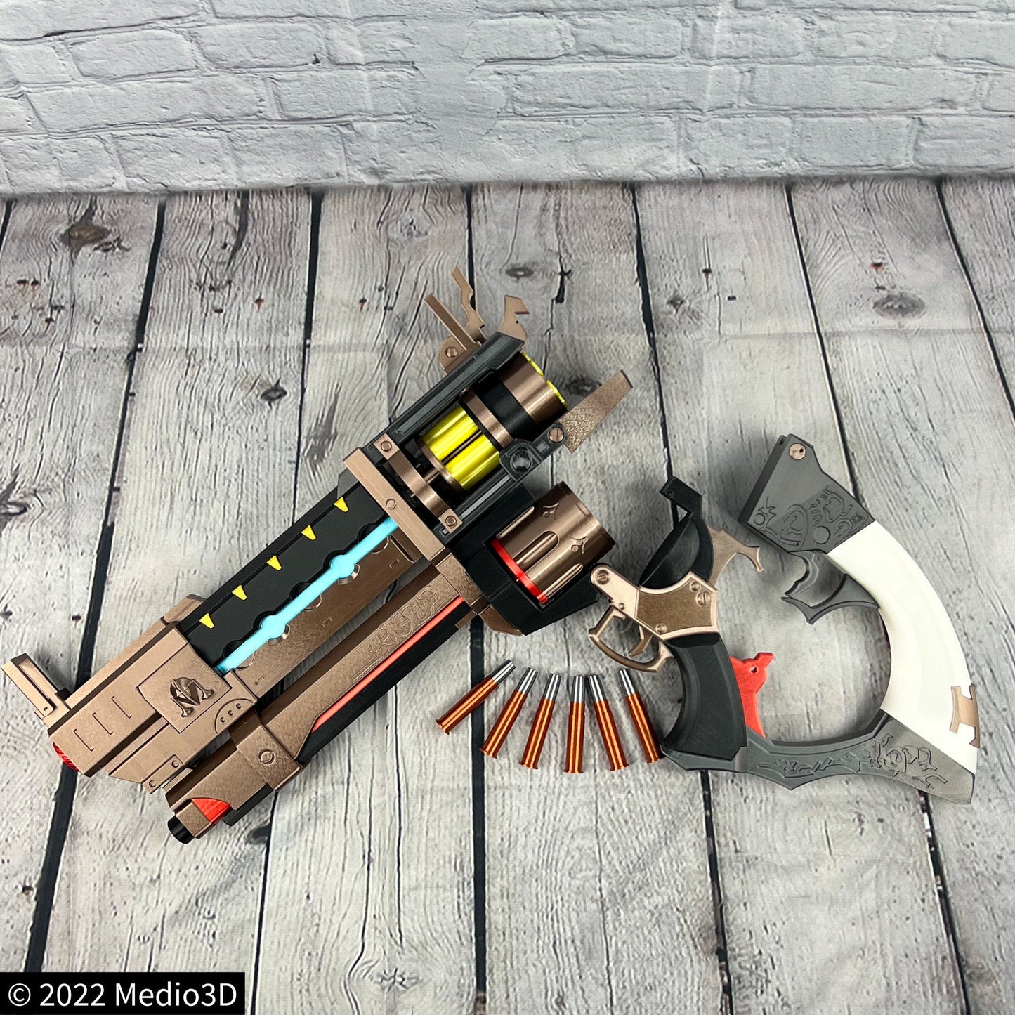 Final Fantasy Laws Order Revolver Cosplay, Larp Props Replica, Post Apocalyptic Larp, Cyberpunk Cosplay Prop
