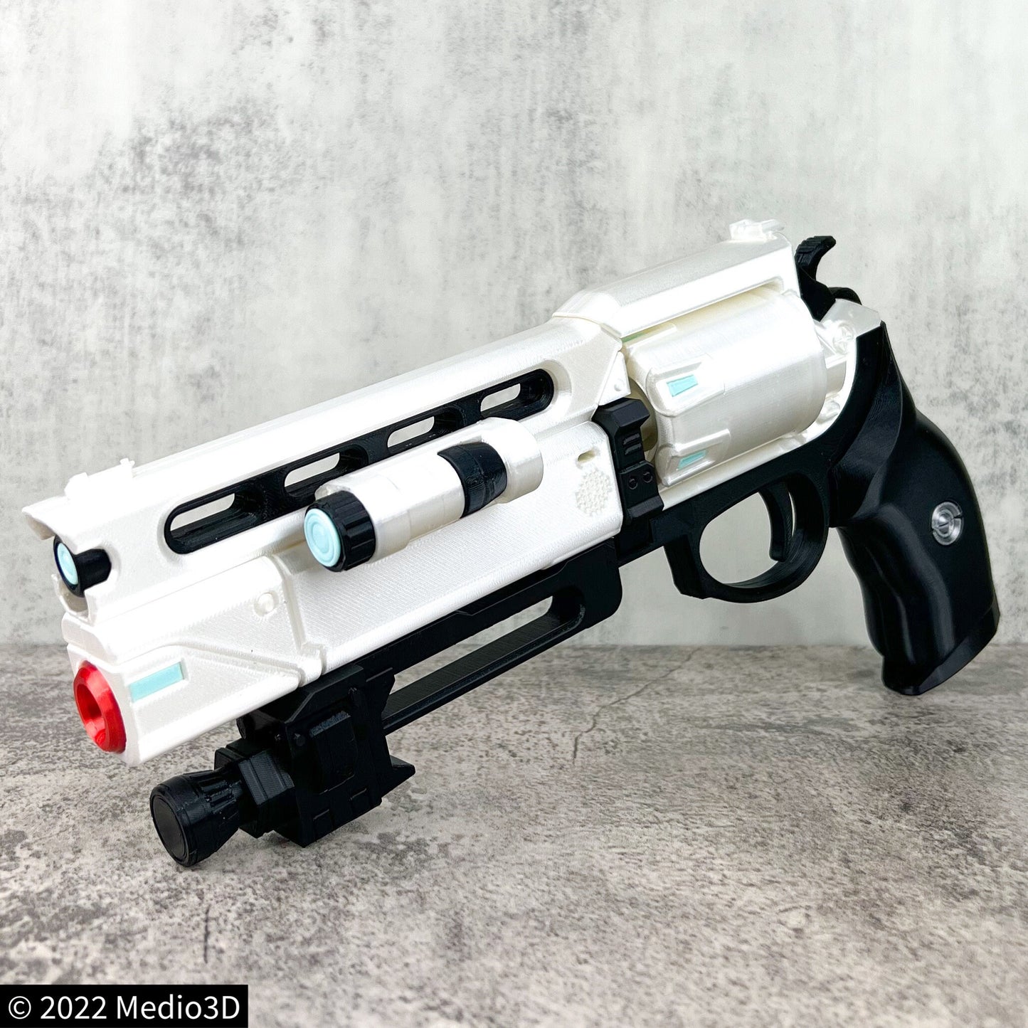 D2 Fatebringer ChatterWhite Hand Cannon, Props Cosplay, Larp Props, Post Apocalyptic Larp Weapon, Cyberpunk Prop