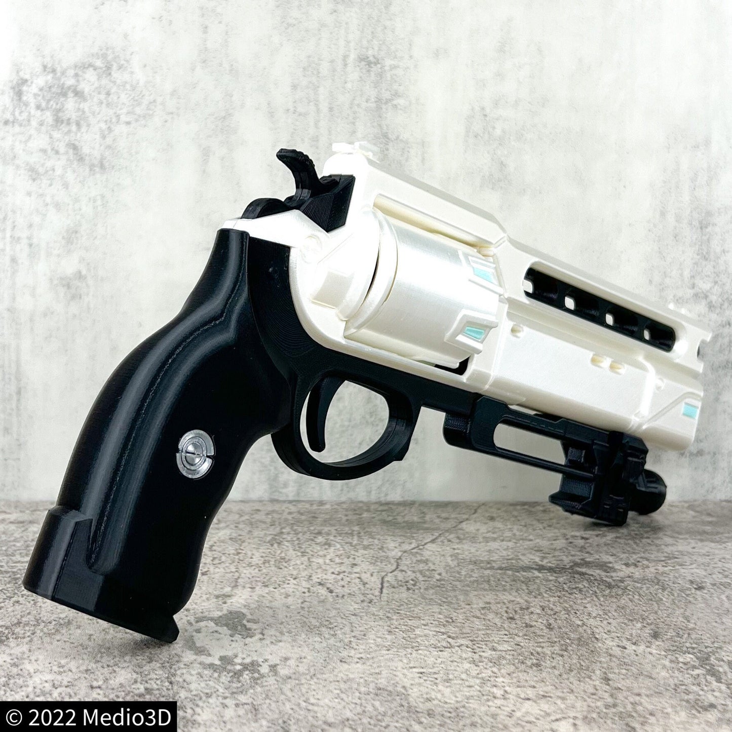 D2 Fatebringer ChatterWhite Hand Cannon, Props Cosplay, Larp Props, Post Apocalyptic Larp Weapon, Cyberpunk Prop