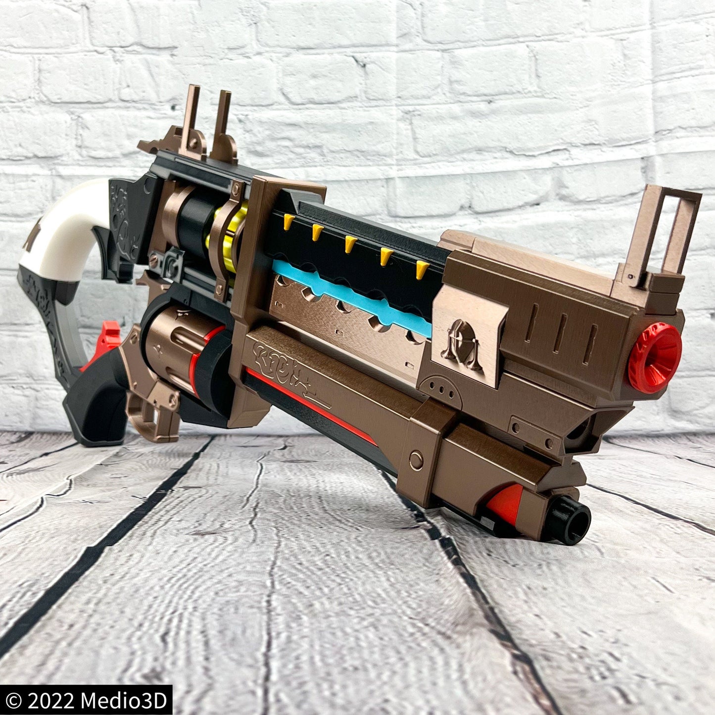 Final Fantasy Laws Order Revolver Cosplay, Larp Props Replica, Post Apocalyptic Larp, Cyberpunk Cosplay Prop