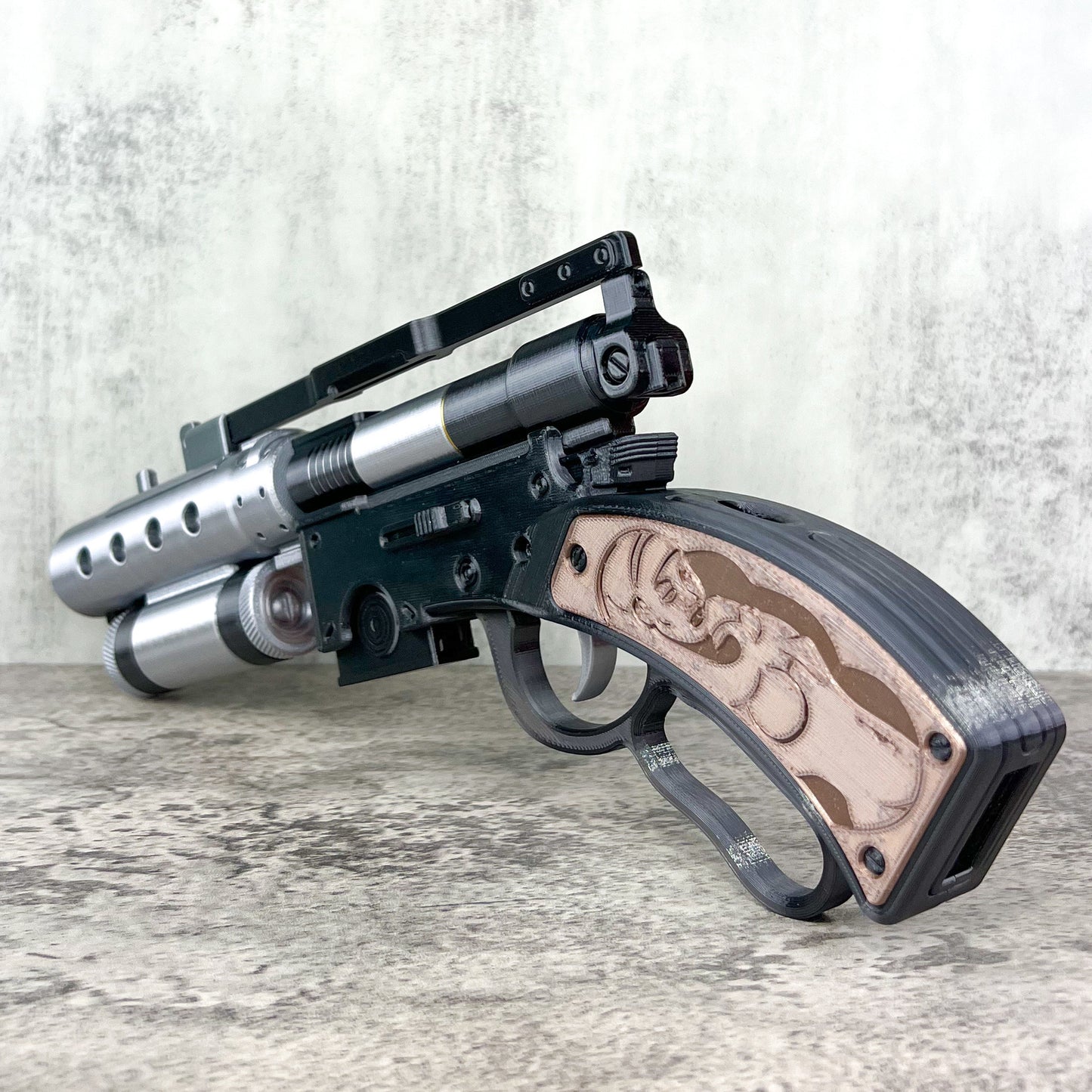 Merr-Sonn Type CC Blaster Cosplay, Larp Props Replica, Post Apocalyptic Larp, Cyberpunk Cosplay Prop