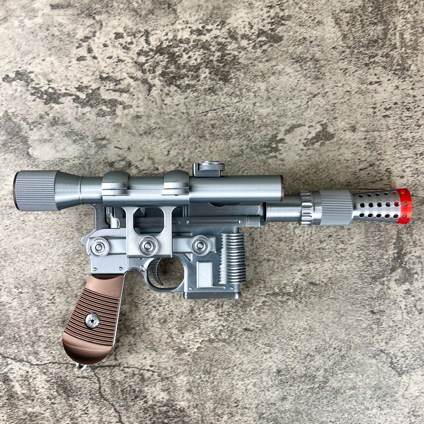 Han Solo Blaster DL-44 Cosplay, Larp Props Replica, Post Apocalyptic Larp, Cyberpunk Cosplay Prop