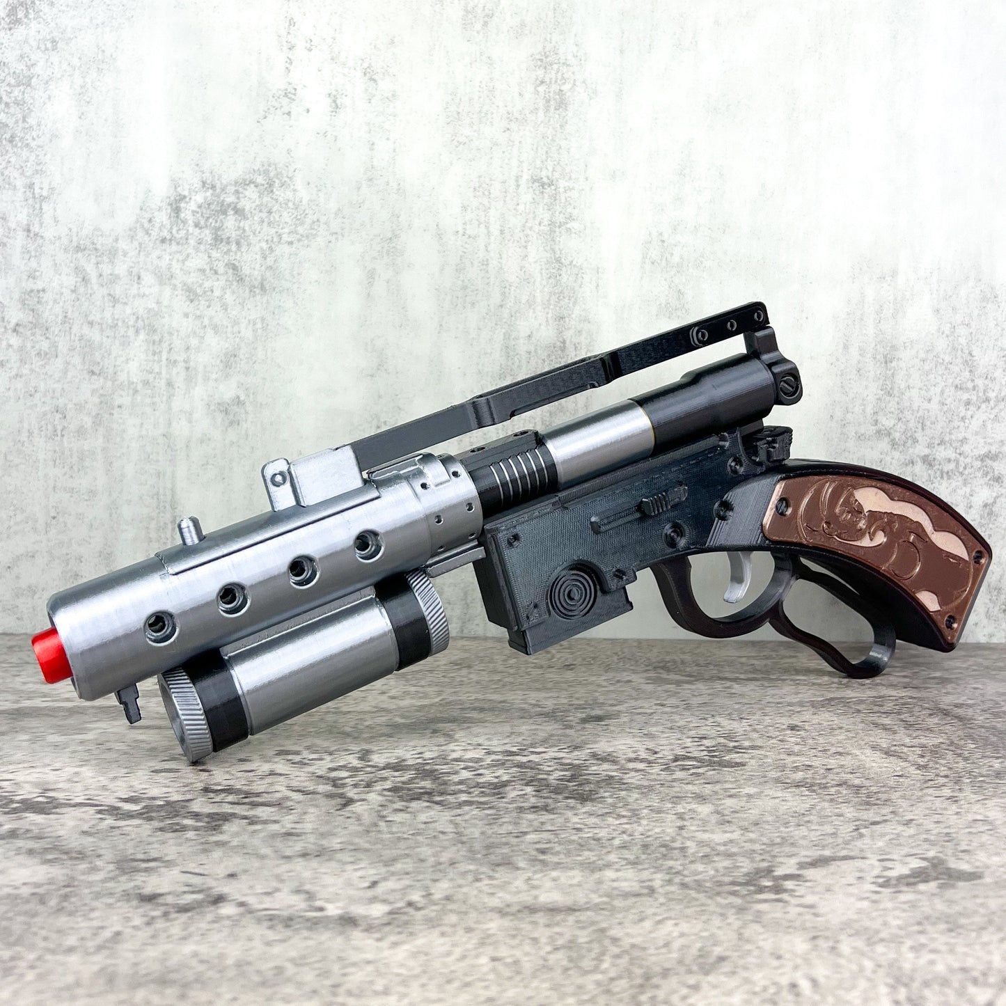 Merr-Sonn Type CC Blaster Cosplay, Larp Props Replica, Post Apocalyptic Larp, Cyberpunk Cosplay Prop