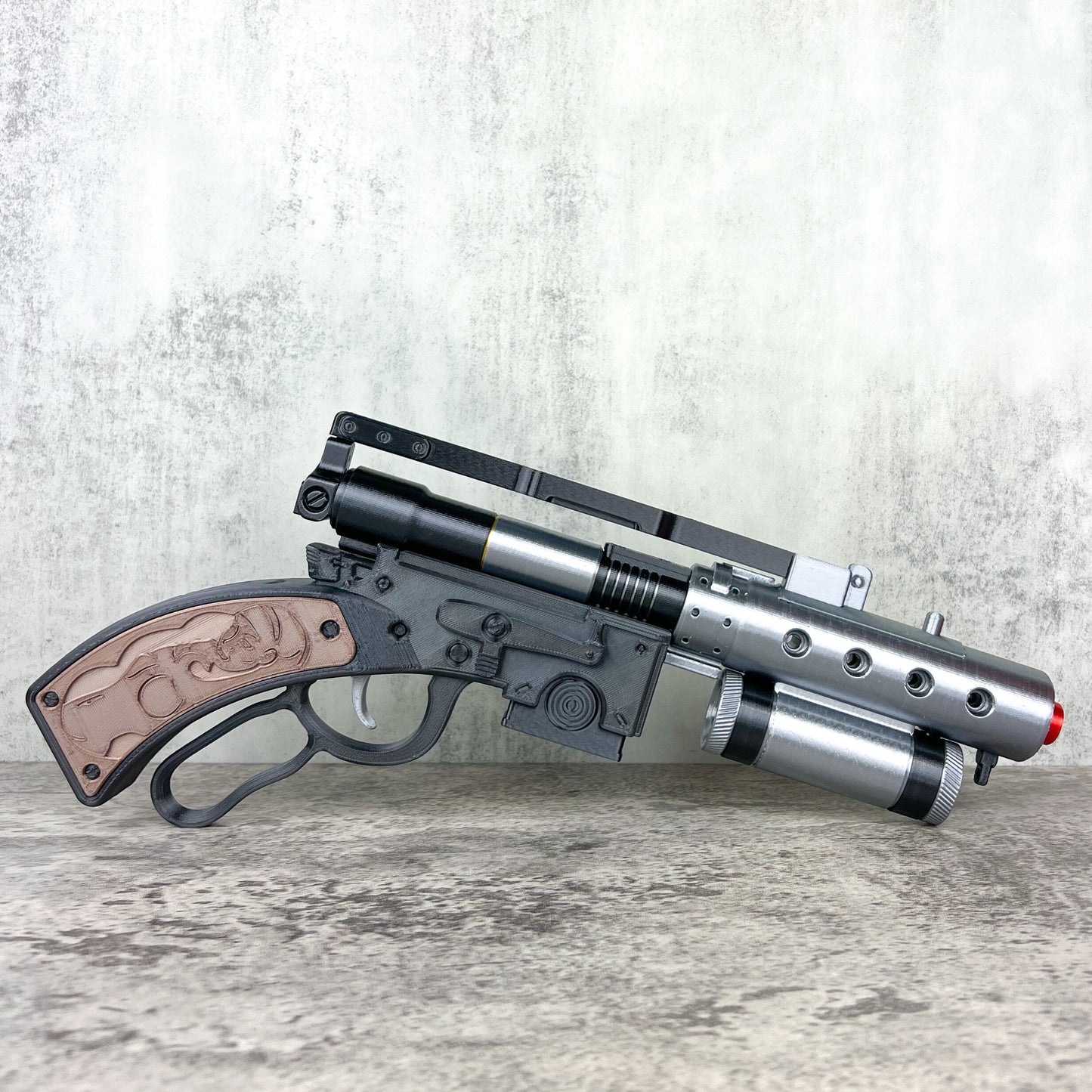 Merr-Sonn Type CC Blaster Cosplay, Larp Props Replica, Post Apocalyptic Larp, Cyberpunk Cosplay Prop