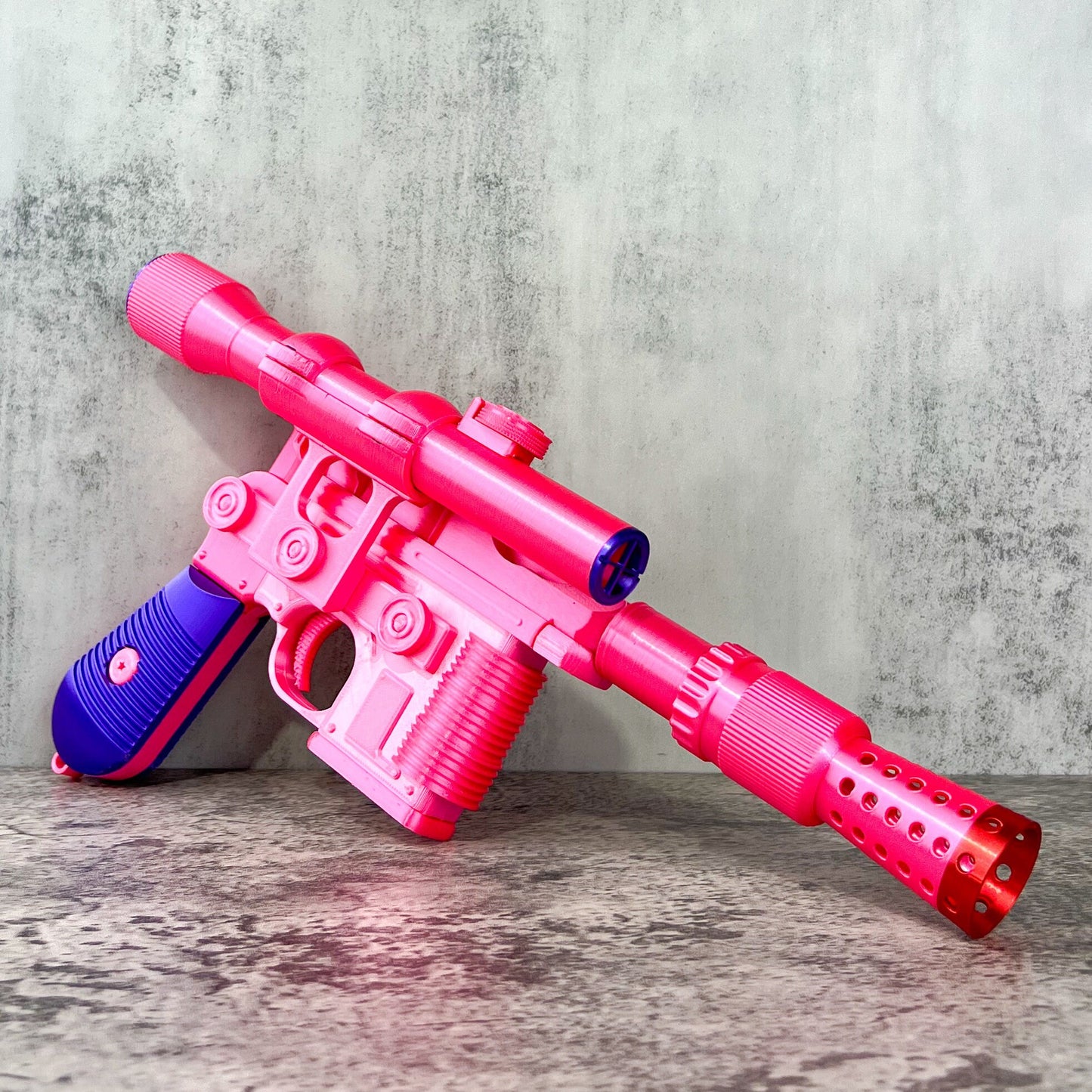 Han Solo Blaster DL-44 Cosplay, Larp Props Replica, Post Apocalyptic Larp, Cyberpunk Cosplay Prop