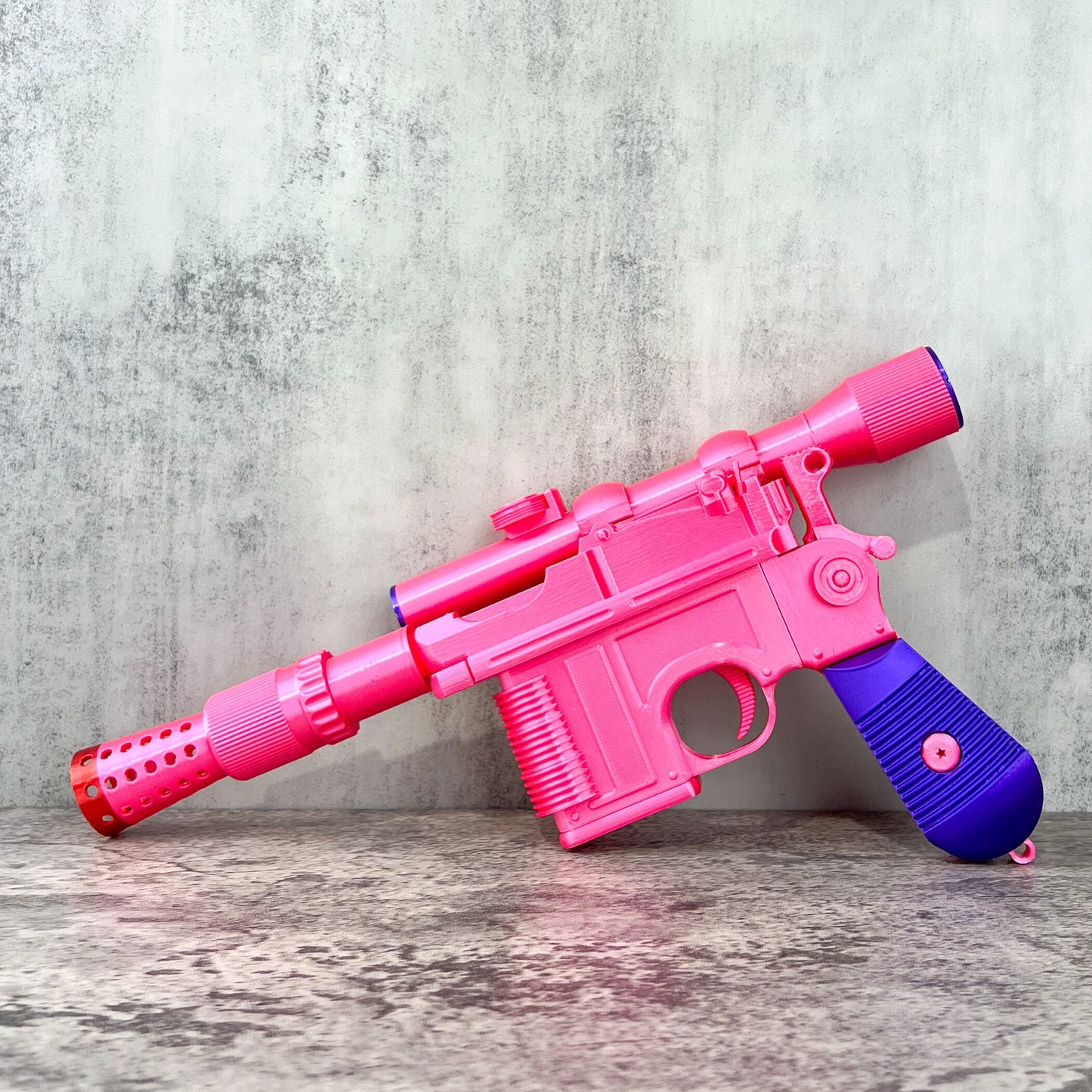 Han Solo Blaster DL-44 Cosplay, Larp Props Replica, Post Apocalyptic Larp, Cyberpunk Cosplay Prop