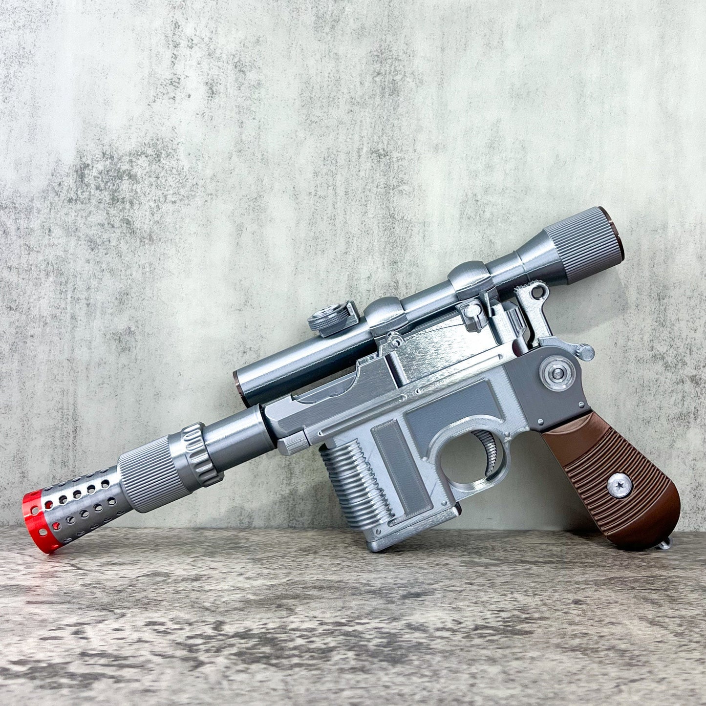 Han Solo Blaster DL-44 Cosplay, Larp Props Replica, Post Apocalyptic Larp, Cyberpunk Cosplay Prop