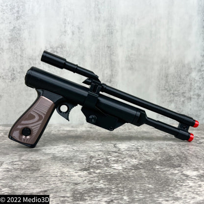 The Hunter Blaster Pistol Prop Replica, Larp Props Replica, Boba Fett, Post Apocalyptic Larp Weapon, Cyberpunk Cosplay Prop Weapon