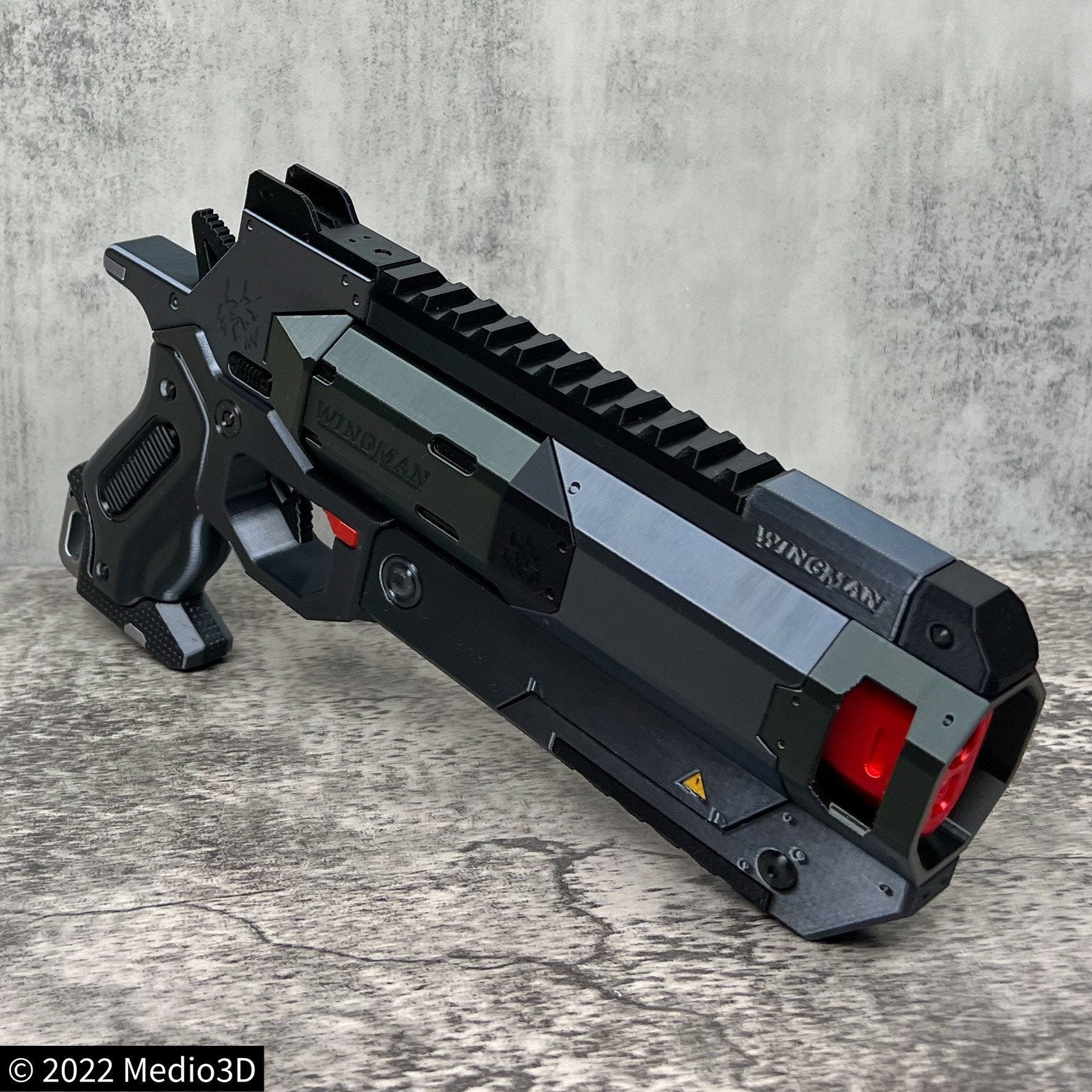 Midnight Apex Legends Wingman Cosplay replica With Stand, Wingman replica, Post Apocalyptic, Cyberpunk Cosplay Prop Weapon