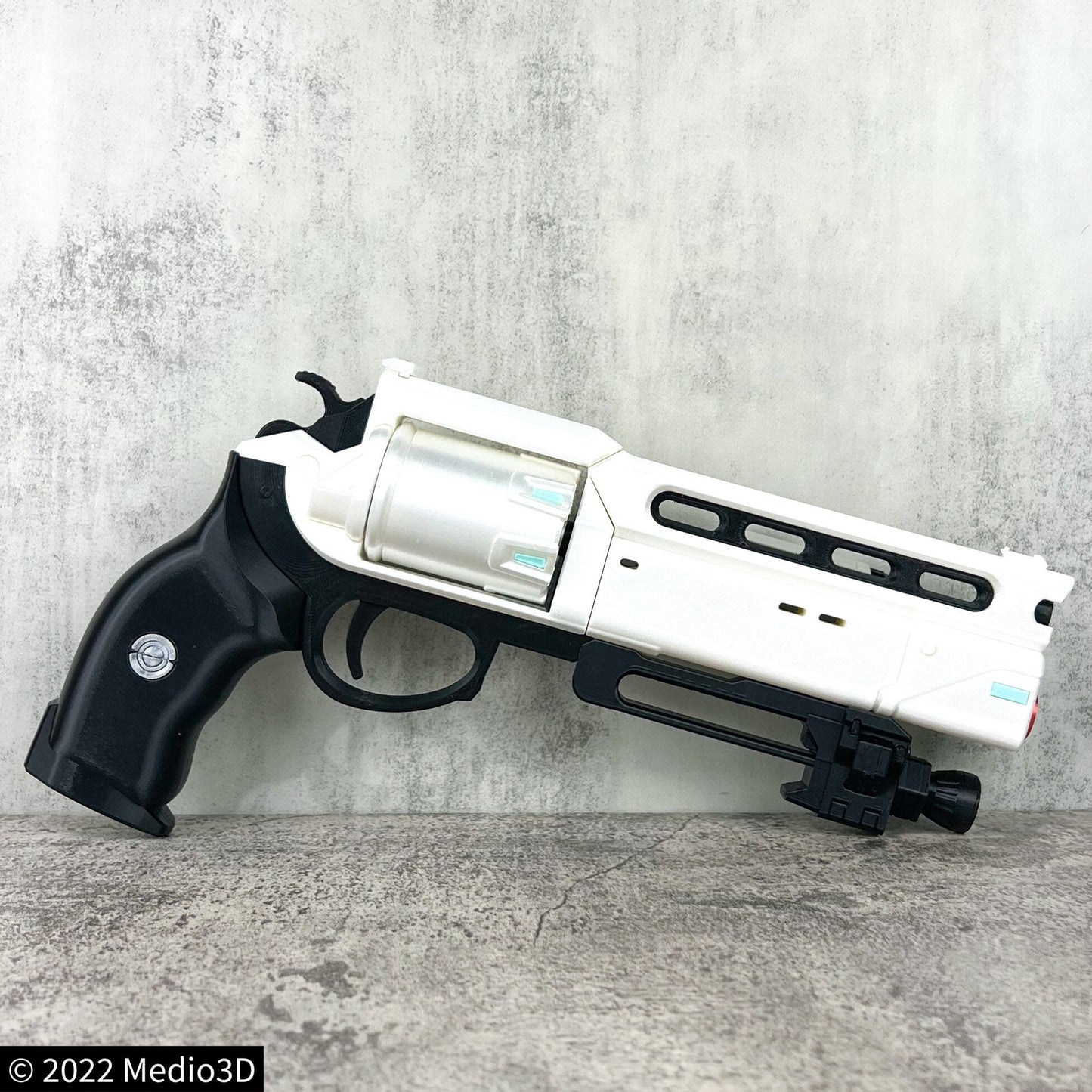D2 Fatebringer ChatterWhite Hand Cannon, Props Cosplay, Larp Props, Post Apocalyptic Larp Weapon, Cyberpunk Prop