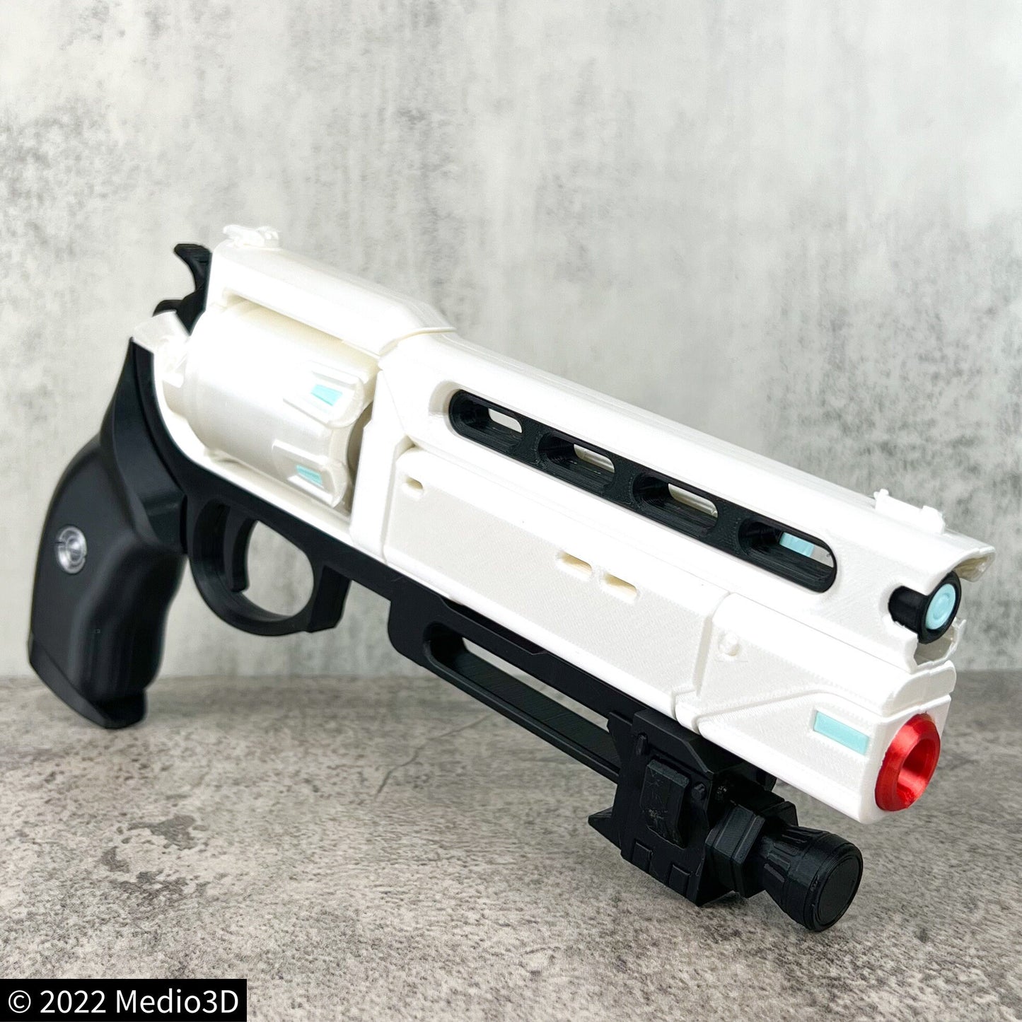D2 Fatebringer ChatterWhite Hand Cannon, Props Cosplay, Larp Props, Post Apocalyptic Larp Weapon, Cyberpunk Prop